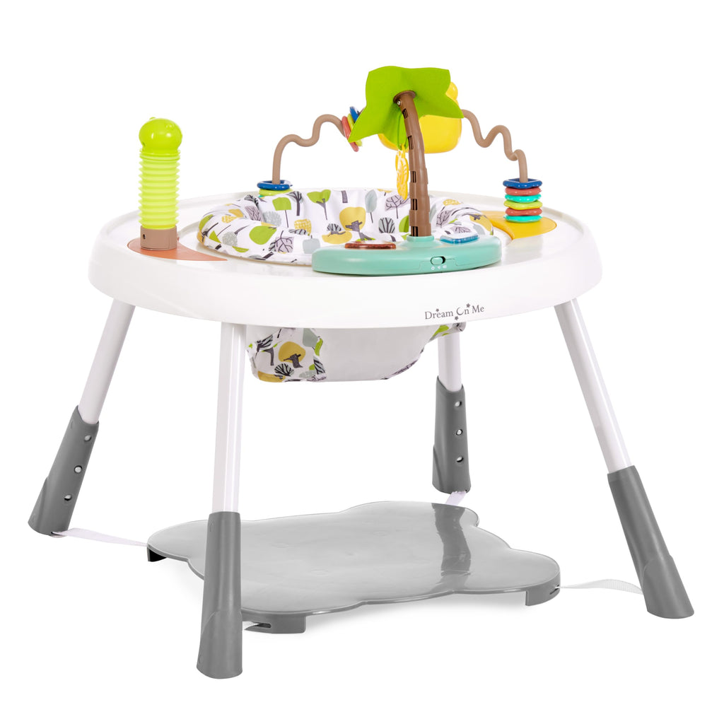 2 in 1 Baby Activity Center and Play Table with 3 Detachable Toys O80264