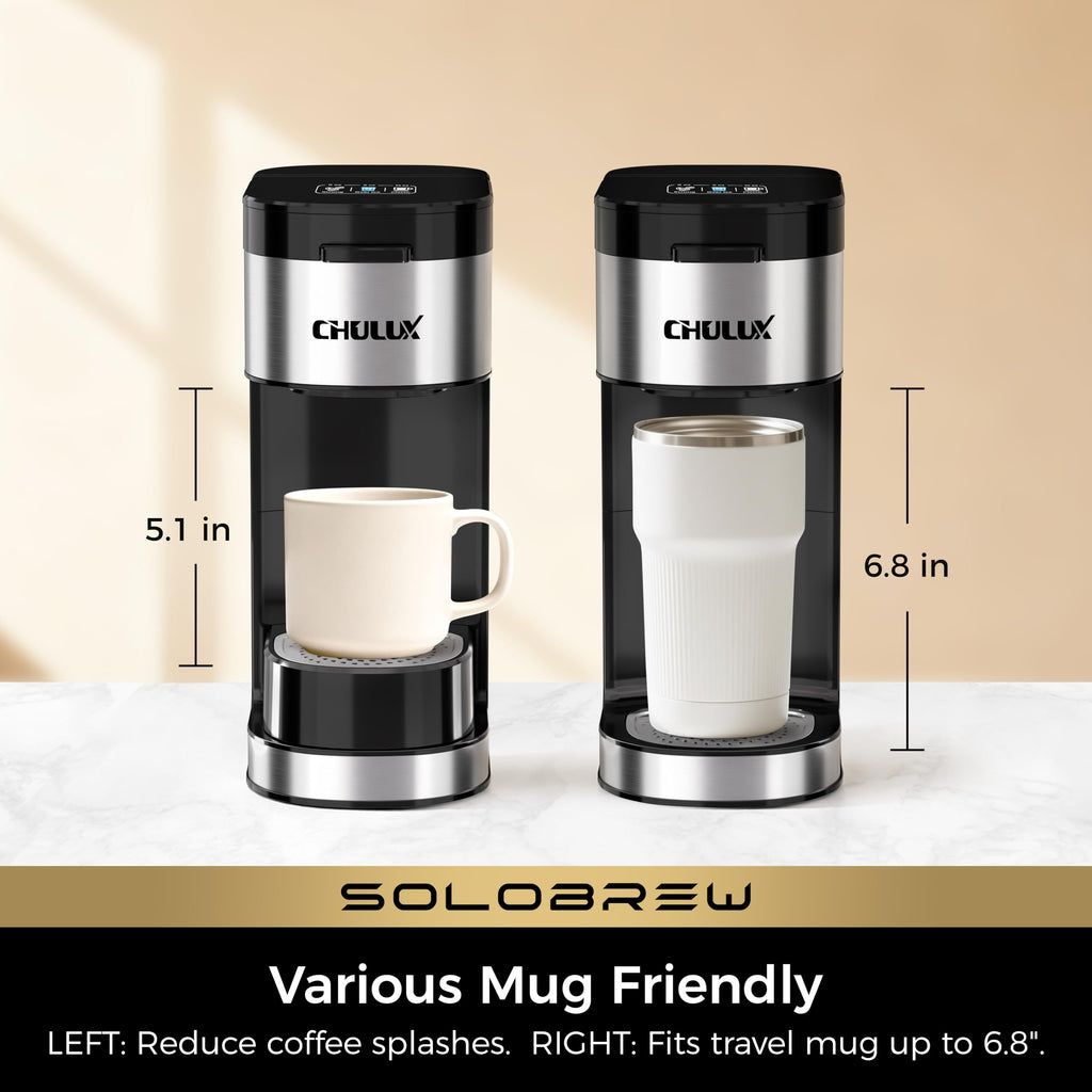 Single Serve Coffee Maker with Ground Filter D881494
