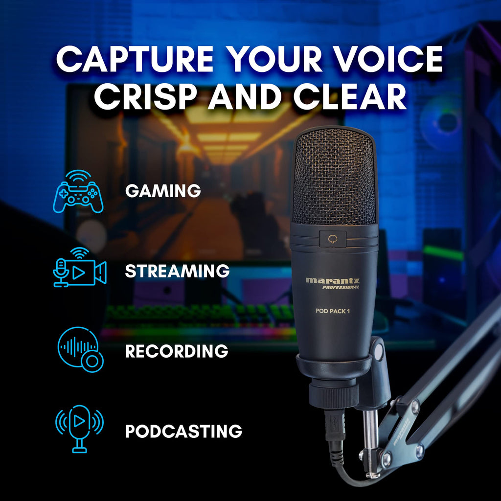 USB Microphone with Boom Arm W6056