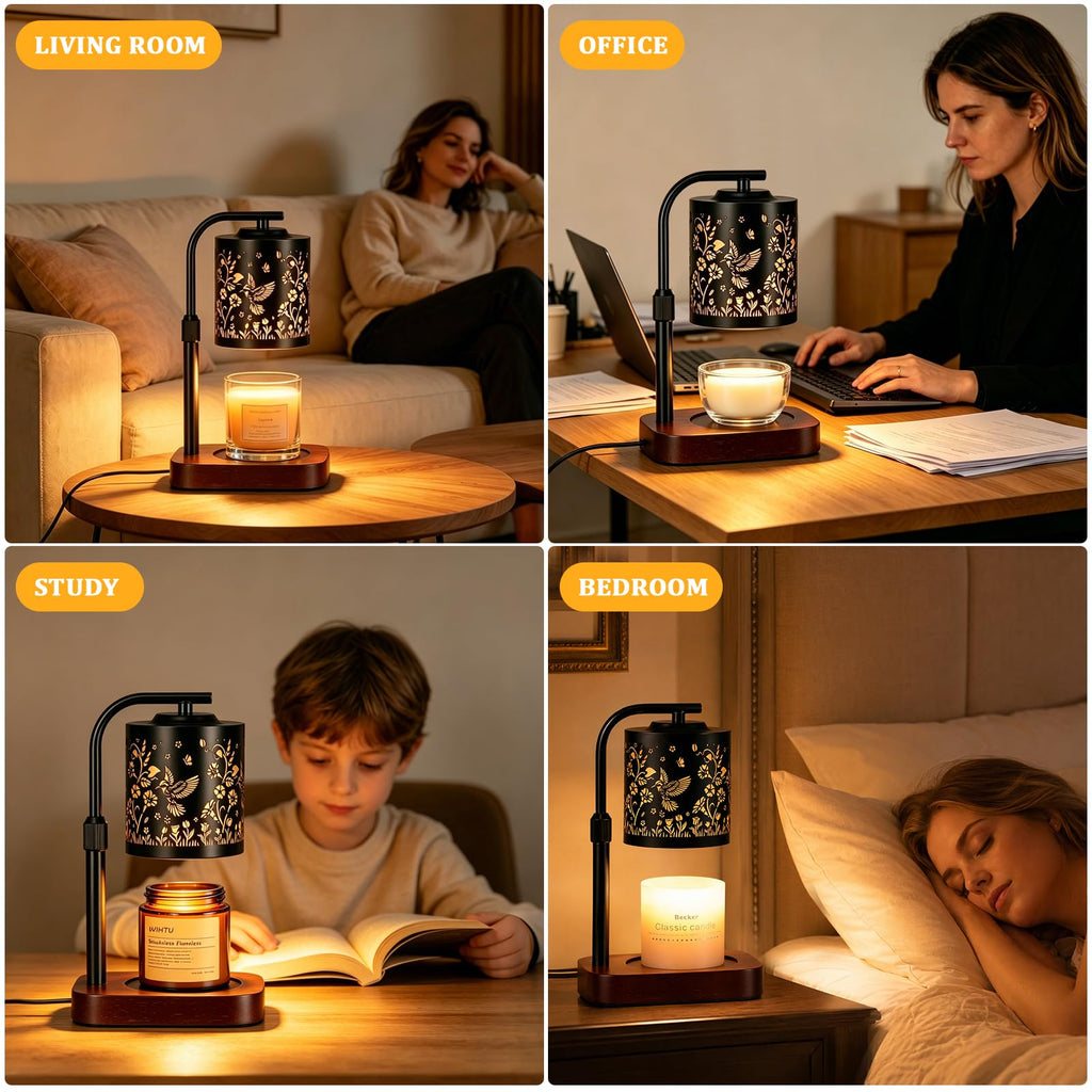Candle Warmer Lamp with Timer & Dimmer Y783