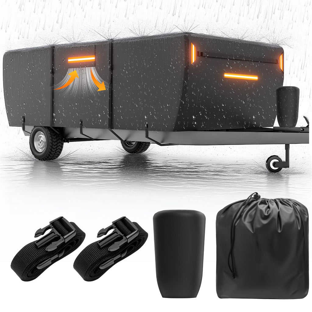 12-14 ft Pop Up Camper Cover 7 Layers Oxford Waterproof Z738