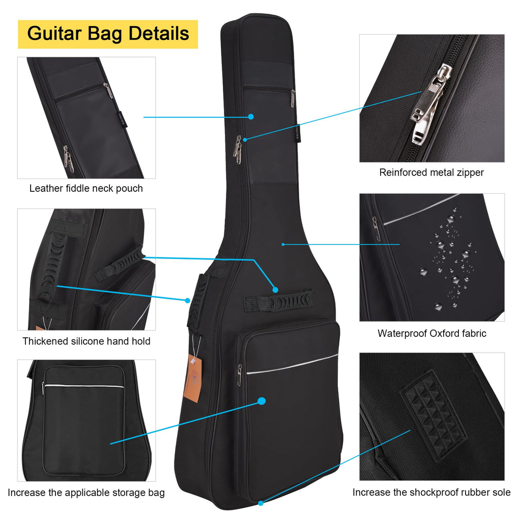 36 Inch Acoustic Guitar Case Soft Padded Gig Bag P307