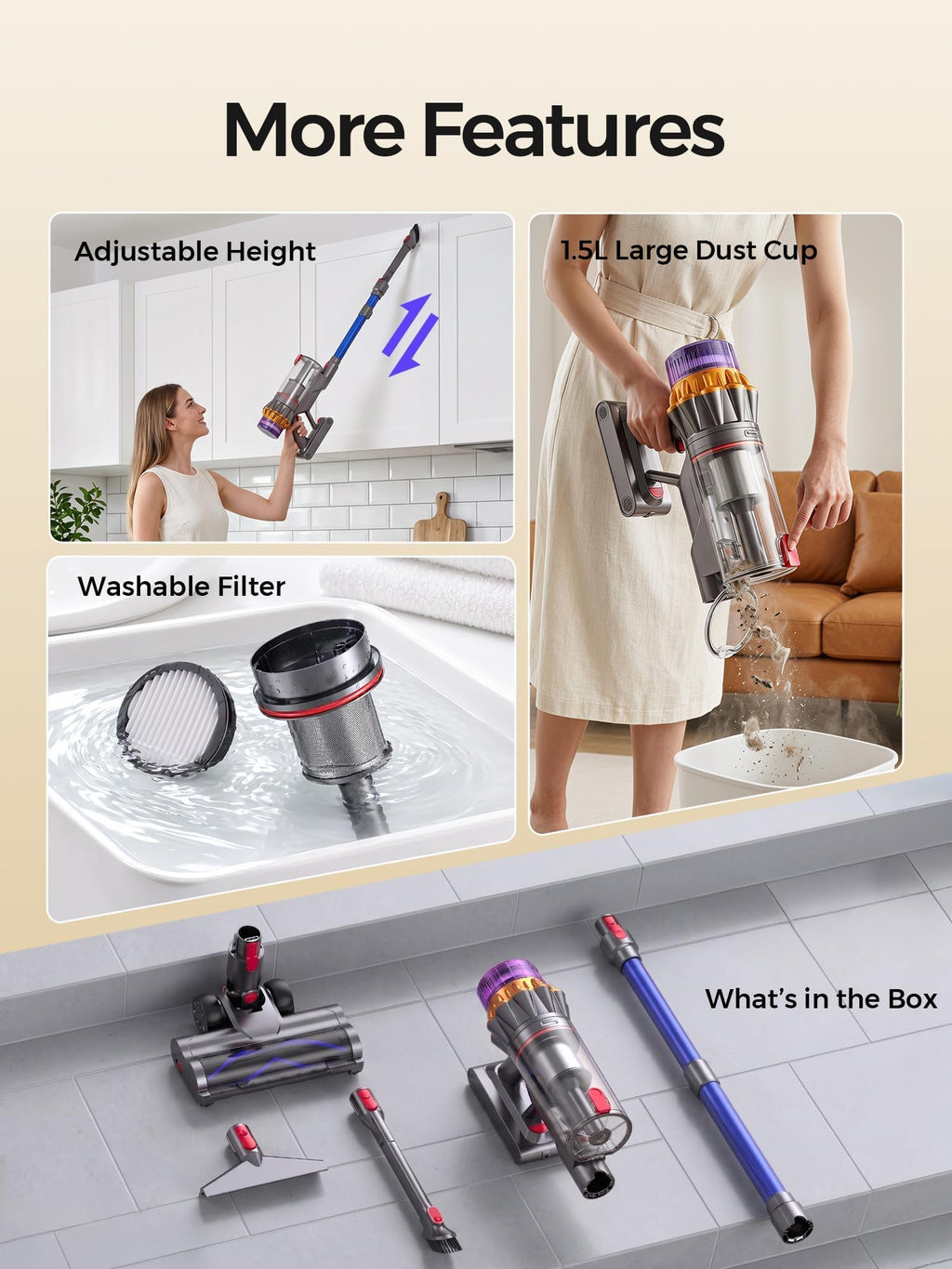 Cordless Stick Vacuum Cleaner F797765