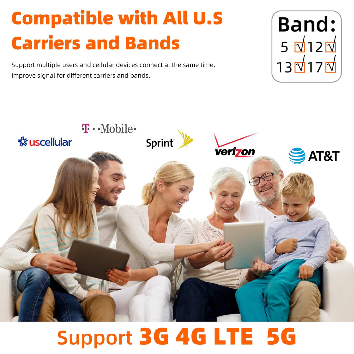 Cell Phone Signal Booster 5G 4G LTE R999