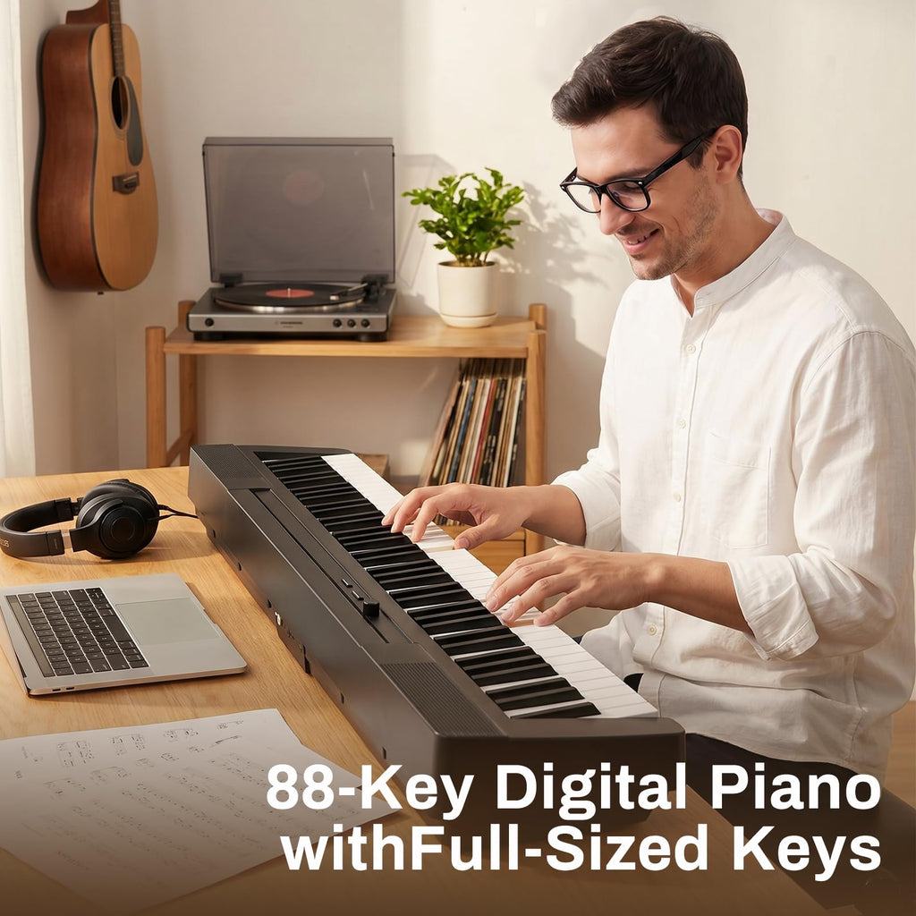 88-Key Portable Weighted Digital Piano F241