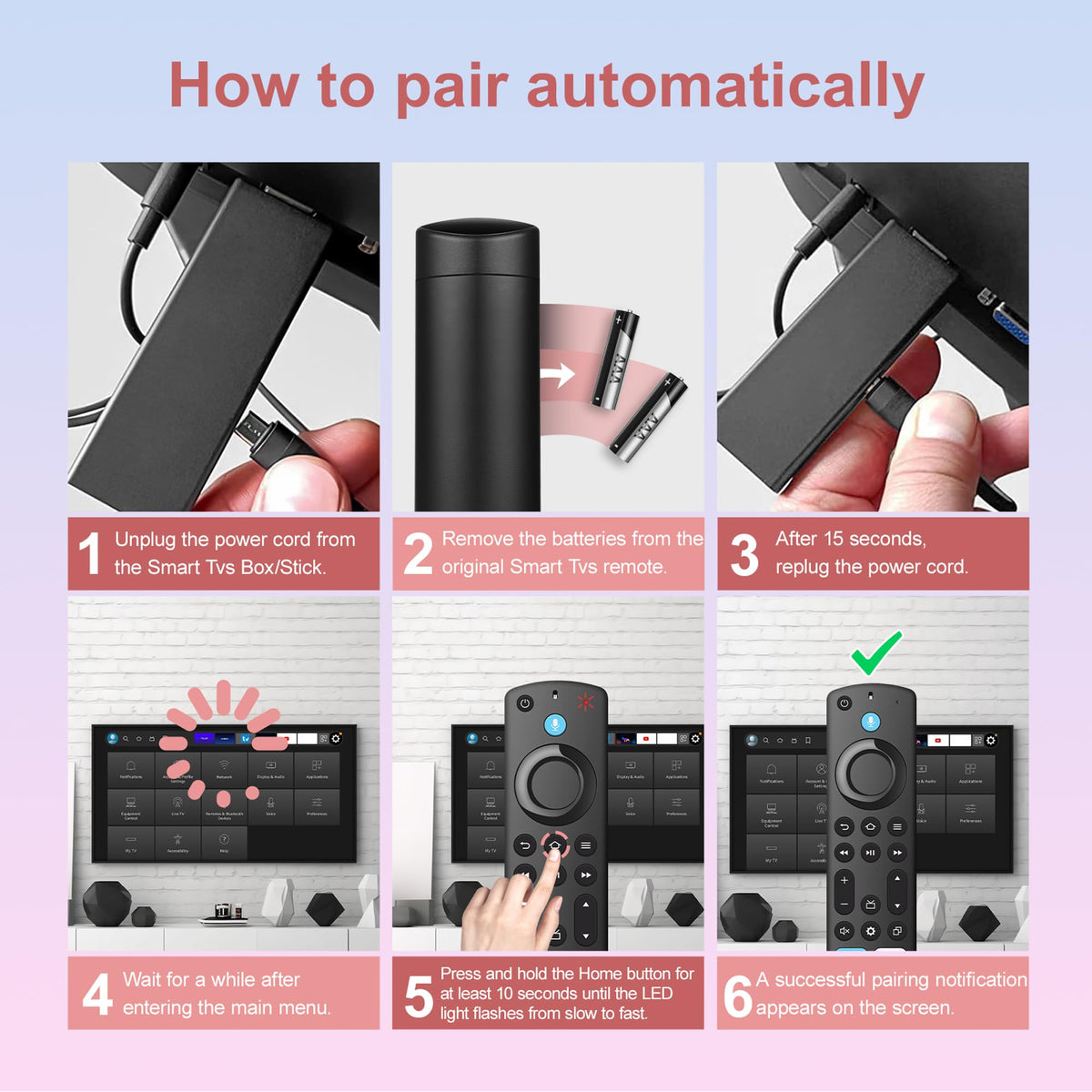 Replacement Remote for Fire TV Stick and Smart TVs with Voice M284945