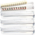 Set of 4 Clear Mahjong Racks with Pushers W858