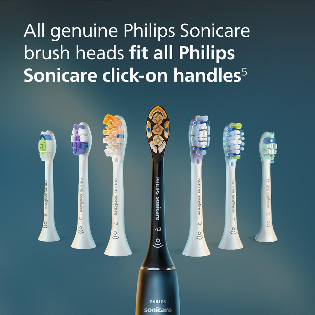 Black 2 Pack Replacement Electric Toothbrush Heads I345899