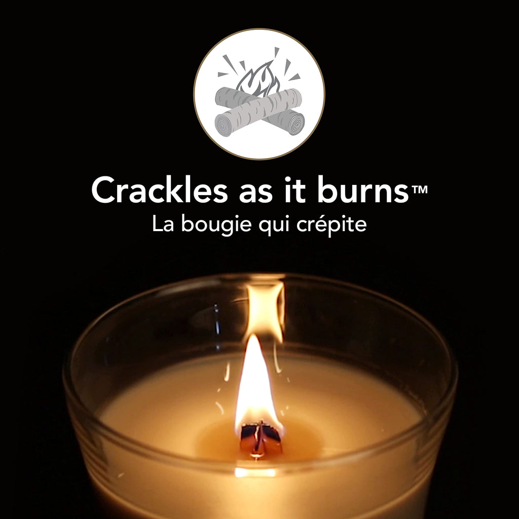 Large Scented Candle with Crackling Wick U8816