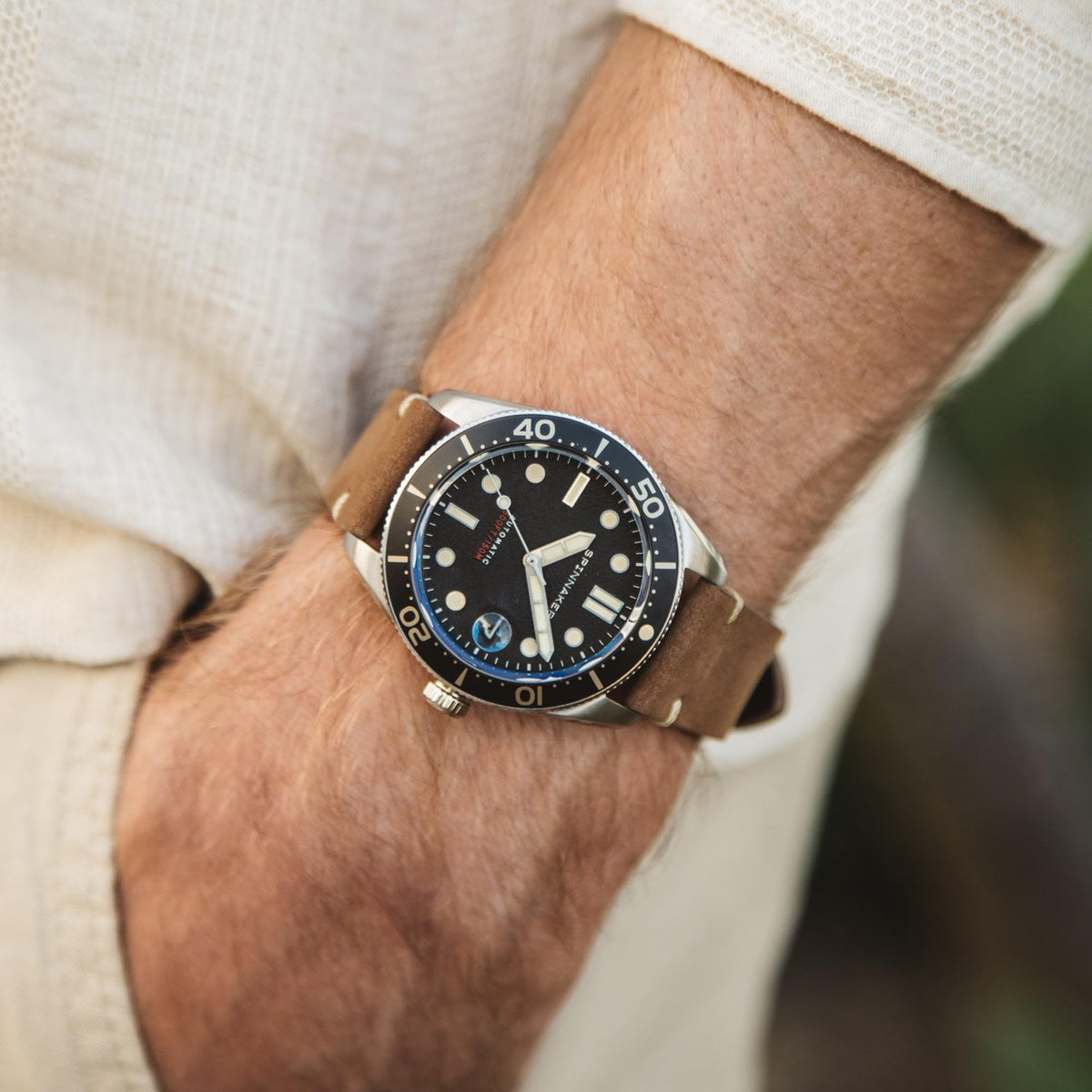 Men's Automatic Dive Watch 40mm Stainless Steel 150m O888