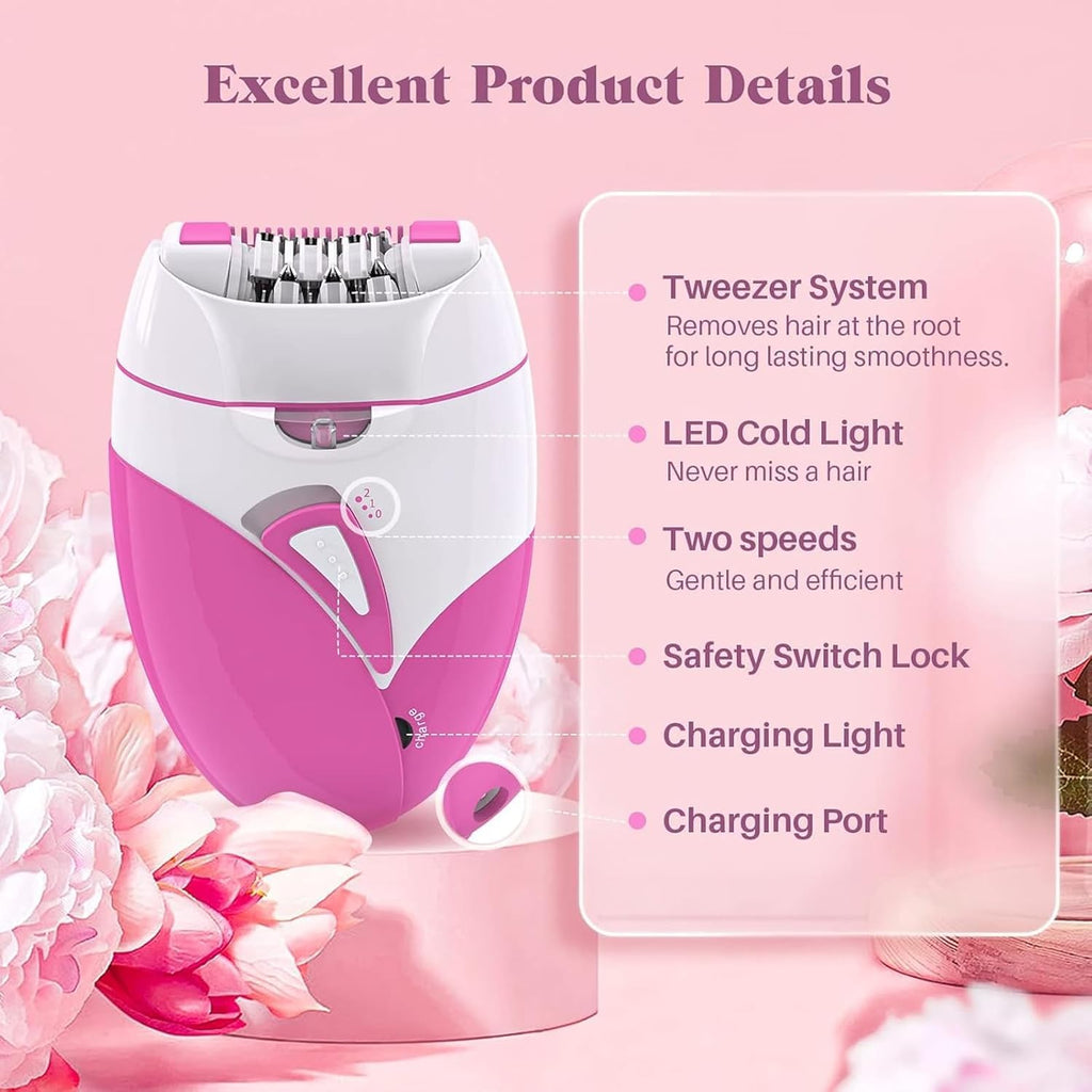 Epilator for Women with 2 Speed & LED Light I3633