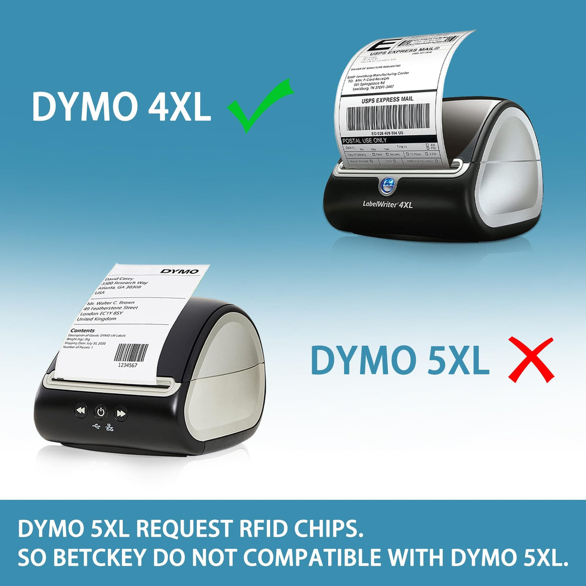 4" x 6" Large Shipping Labels R851