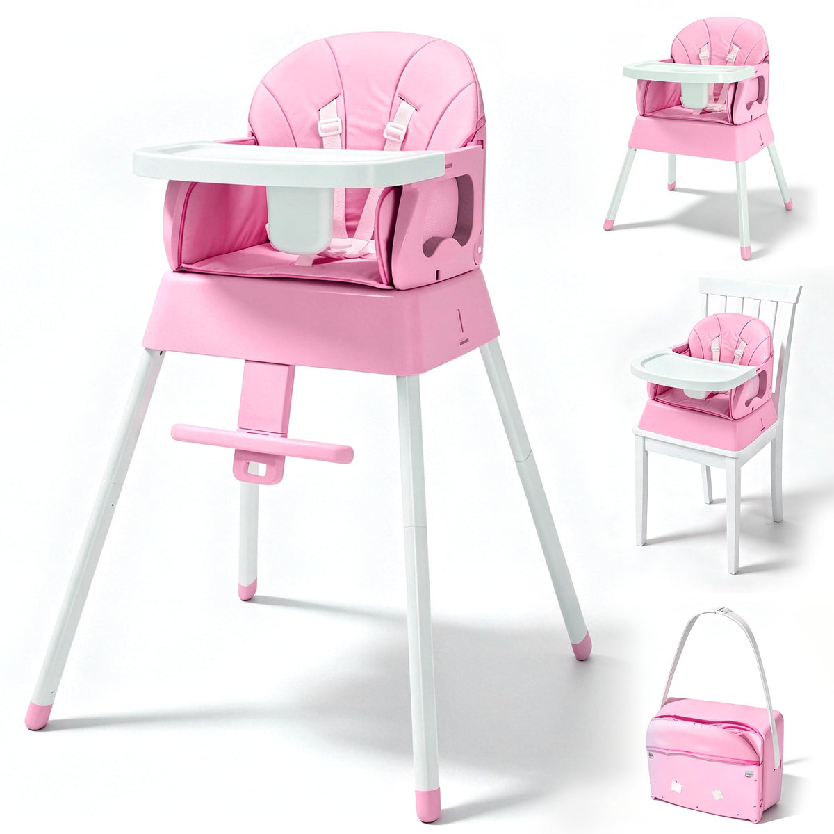 5 in 1 Foldable Baby High Chair J1379