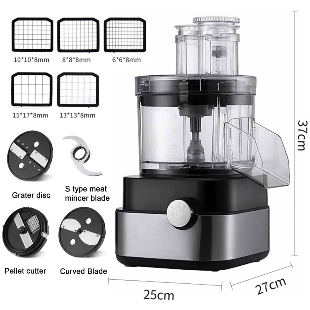 4 in 1 Electric Vegetable Dicer with Dicing Molds D9176