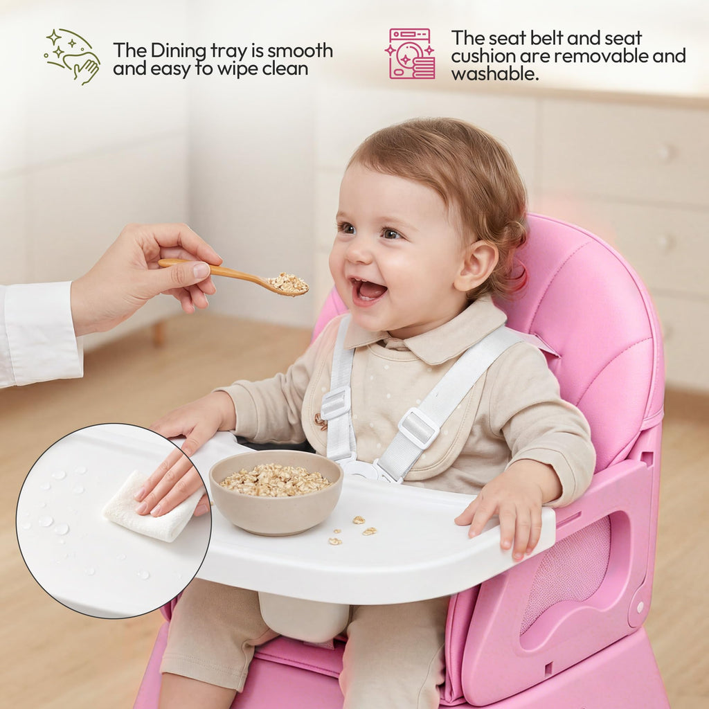 5 in 1 Foldable Baby High Chair J1379