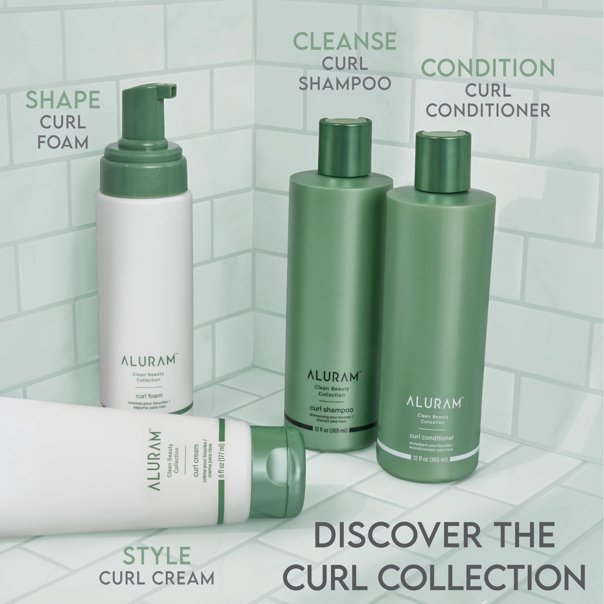 Coconut Water Curly Hair Clarifying Shampoo and Conditioner H55537