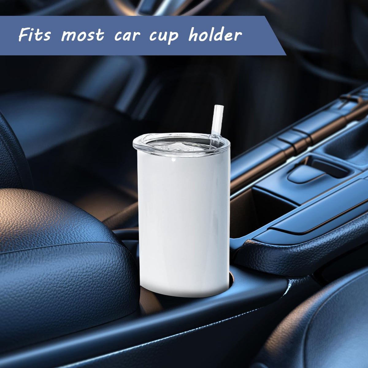 10 Pack 20 OZ Stainless Steel Insulated Tumblers with Straw Z9639