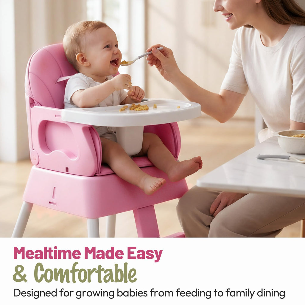5 in 1 Foldable Baby High Chair J1379