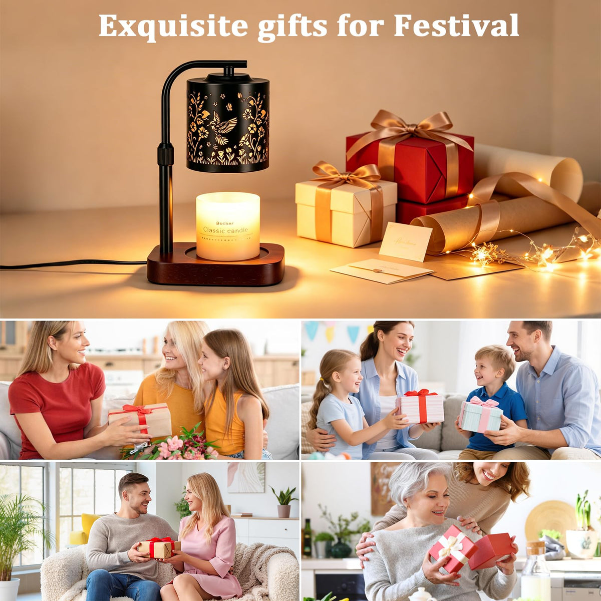 Candle Warmer Lamp with Timer & Dimmer Y783