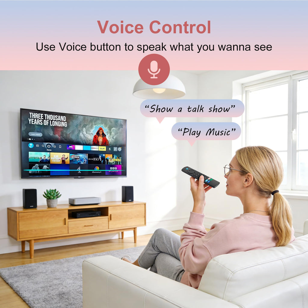 Replacement Remote for Fire TV Stick and Smart TVs with Voice M284945
