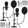2 Pack XLR Condenser Microphone Kit V780