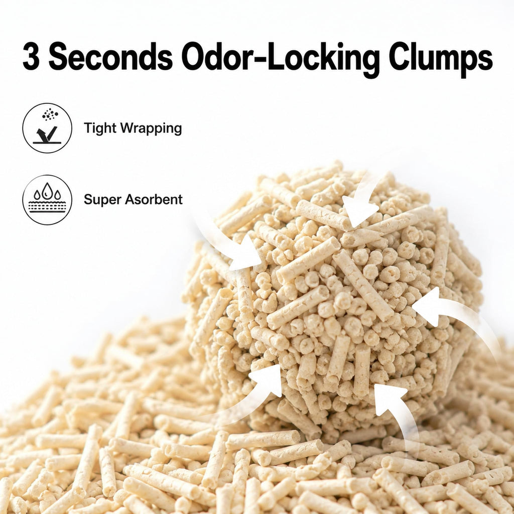 Tofu Cat Litter, Fast Clumping, 22.4 lb S6442
