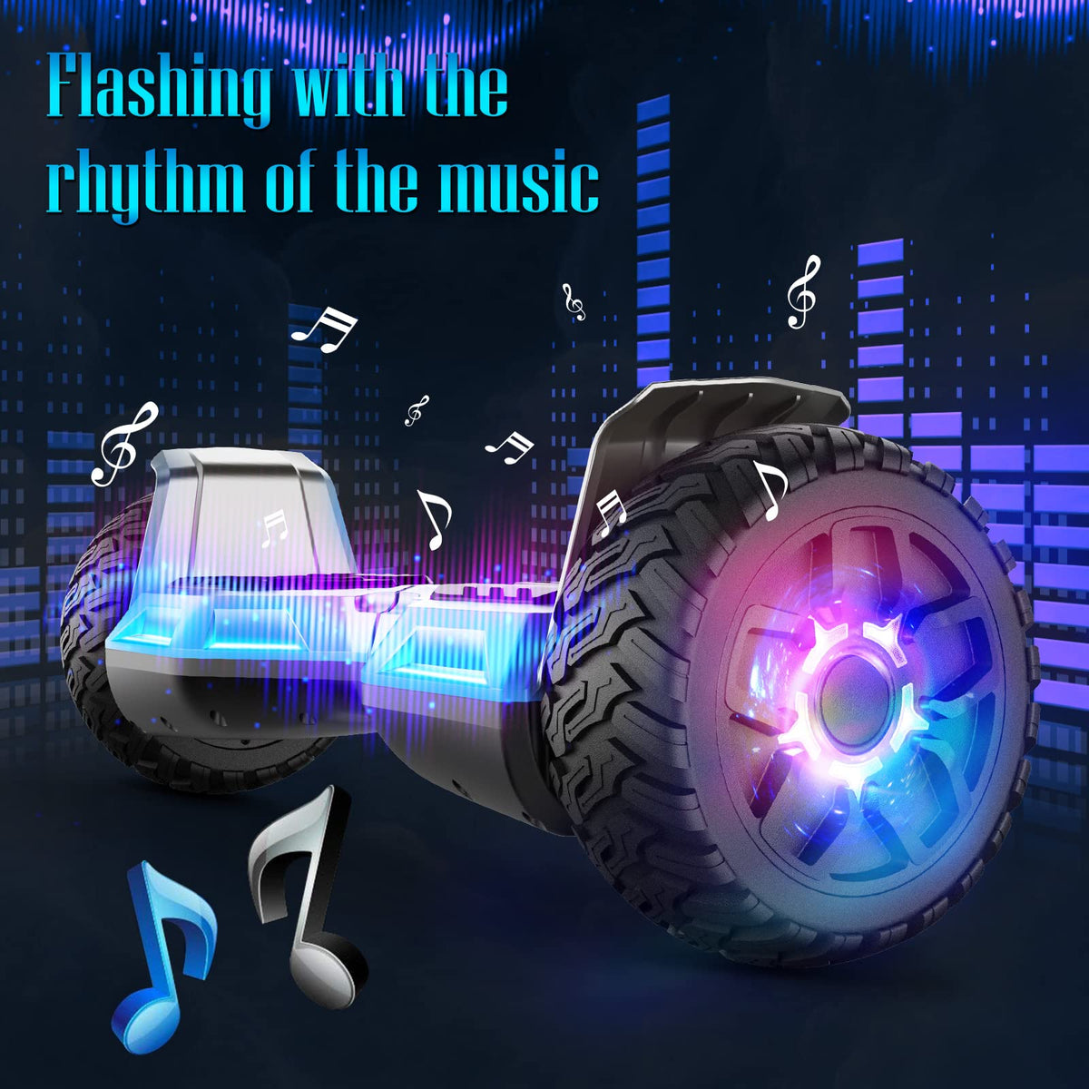 8.5'' Offroad Hoverboard with Lights and Bluetooth X5586