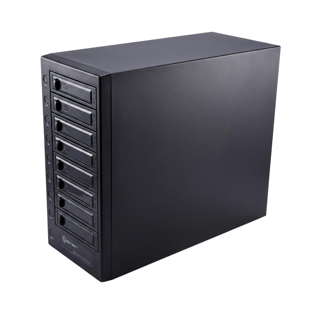 USB 4.0 40Gbps Type-C 8 Bay 2.5 Inch and 3.5 Inch SATA Hard Drive Enclosure O320