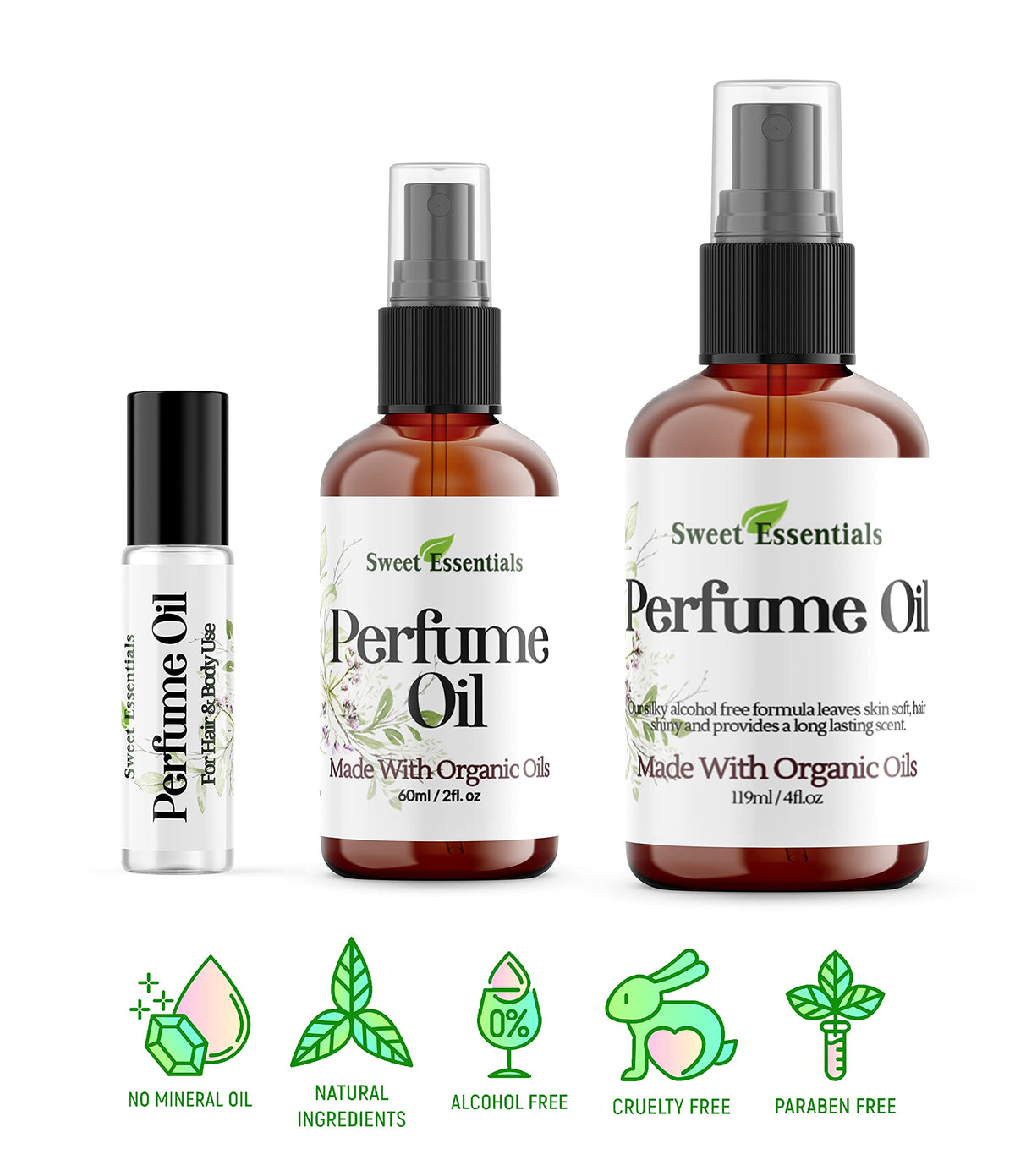 Vanilla Fragrance Oil Hair & Body Spray 4oz R1186