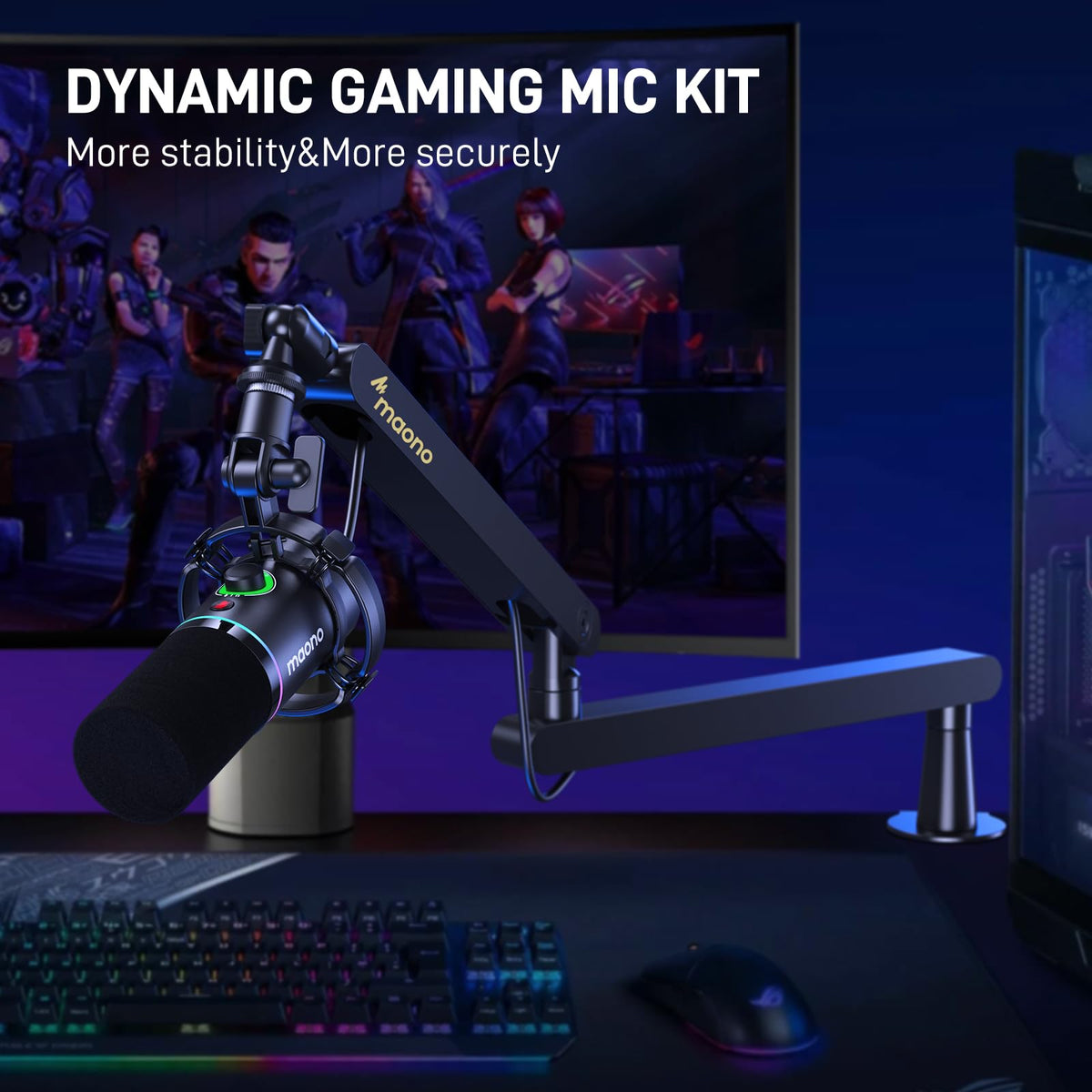 XLR USB Dynamic Microphone Kit Black M2712