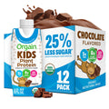 Organic Vegan Kids Protein Shakes Chocolate 8 Fl Oz 12 Pack W207803