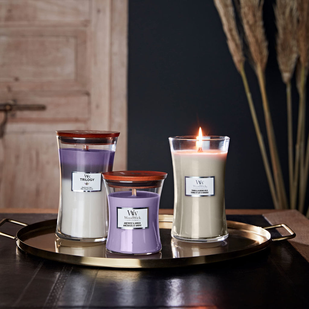 Large Scented Candle with Crackling Wick U8816