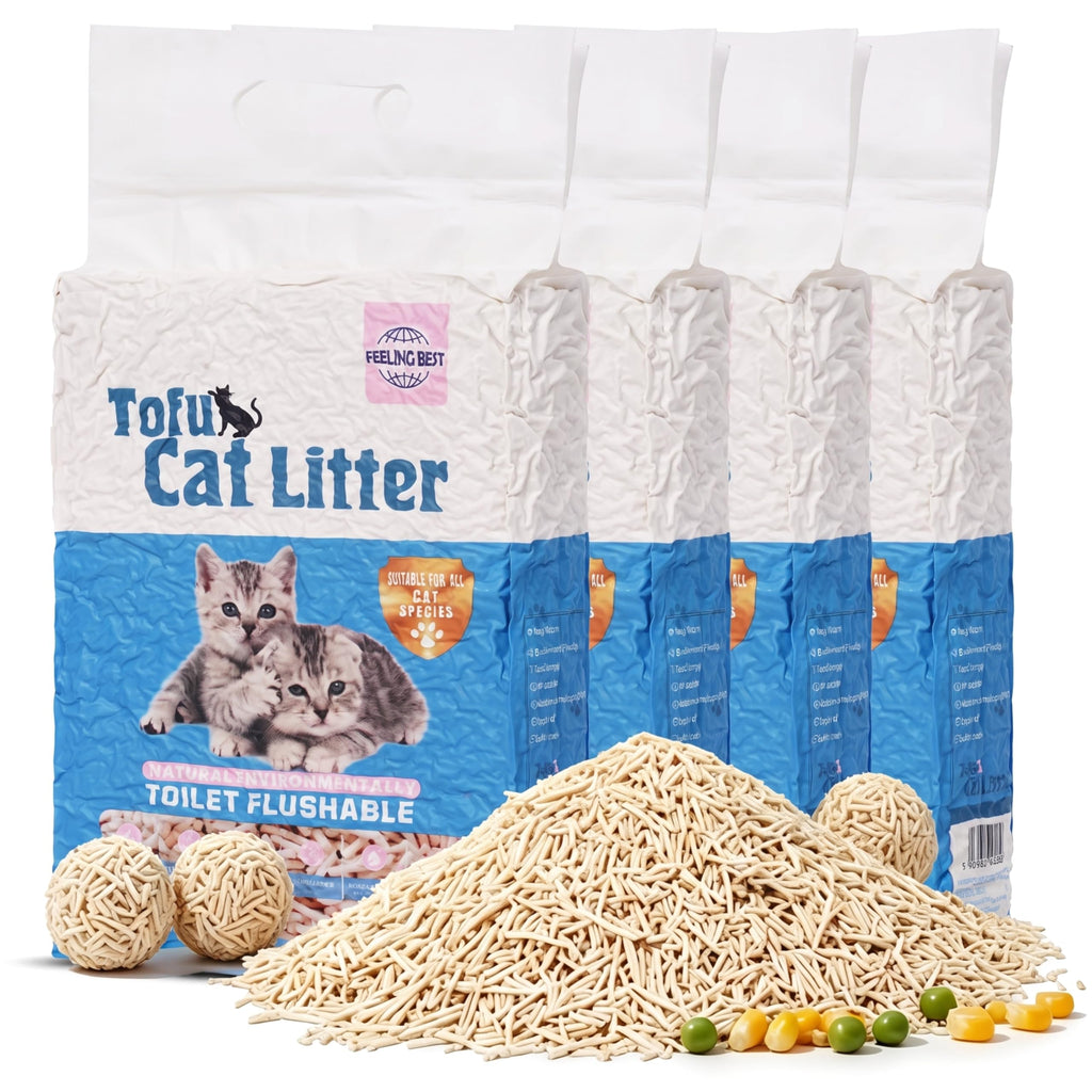 Tofu Cat Litter, Fast Clumping, 22.4 lb S6442