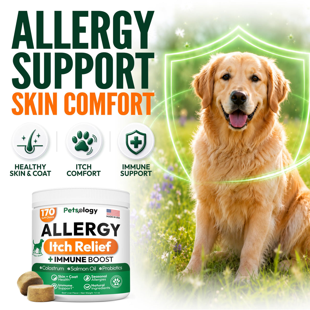 Dog Allergy Relief Chews 170 Count R269168