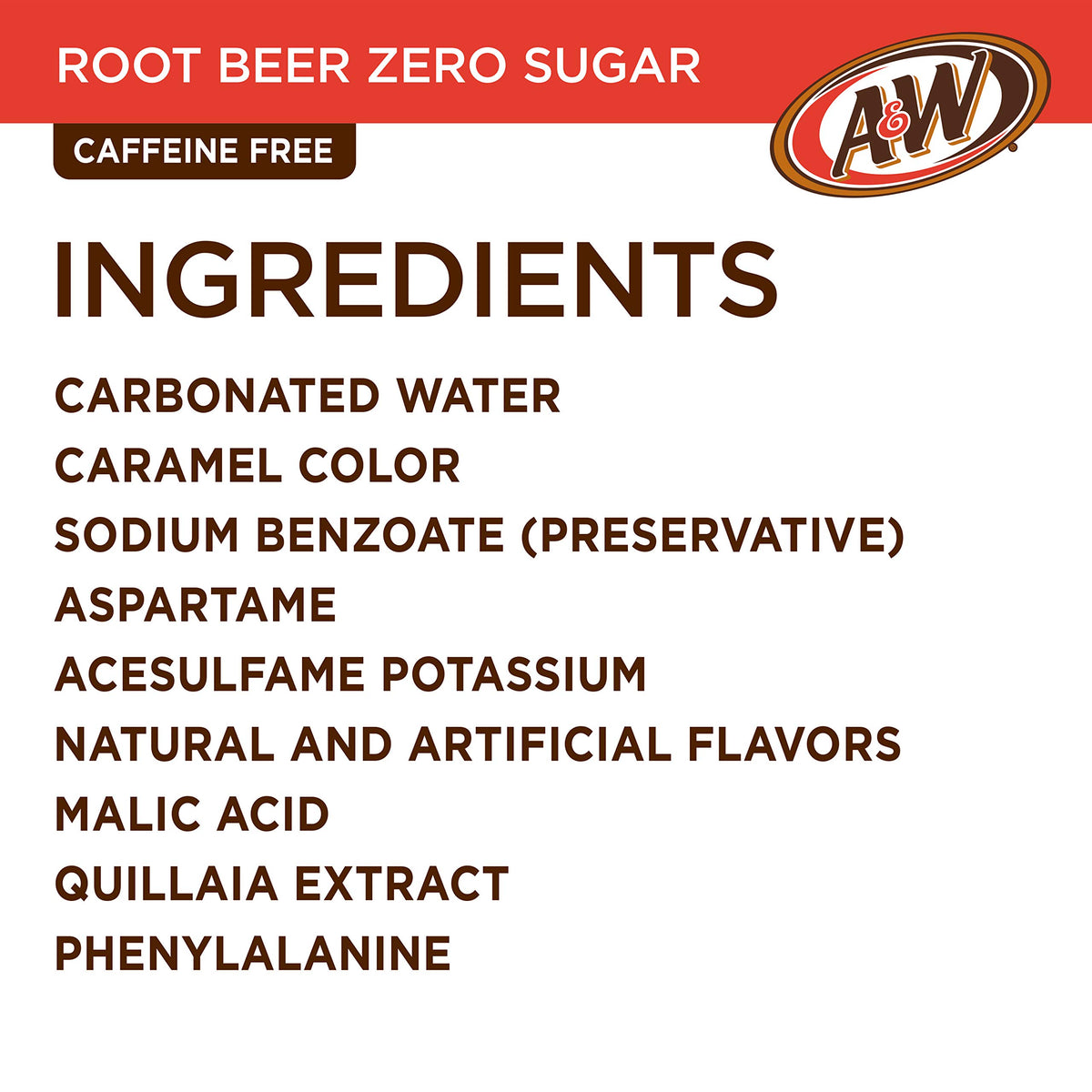 Zero Sugar Root Beer Soda, 12 fl oz cans, 12 pack R22038