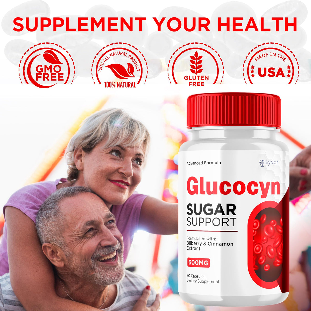 Glucocyn Capsules 180 Capsules B654093