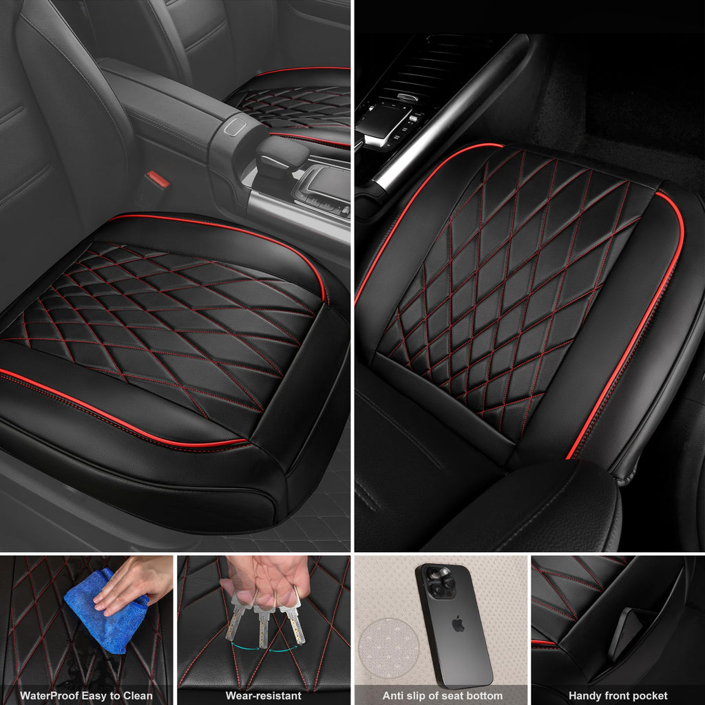 2 Pack Leather Front Car Seat Covers N308870