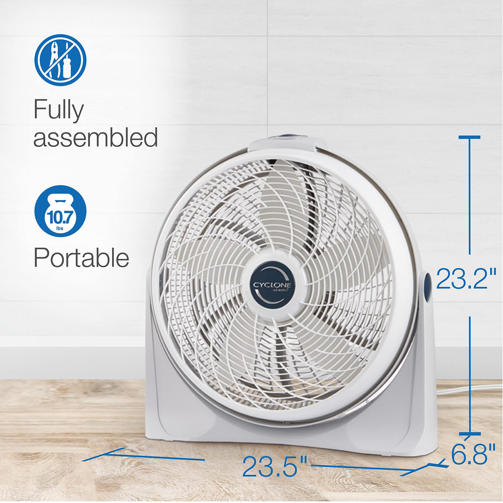 20 Inch 3-Speed Portable Pivoting Floor or Wall Mount Fan F211595
