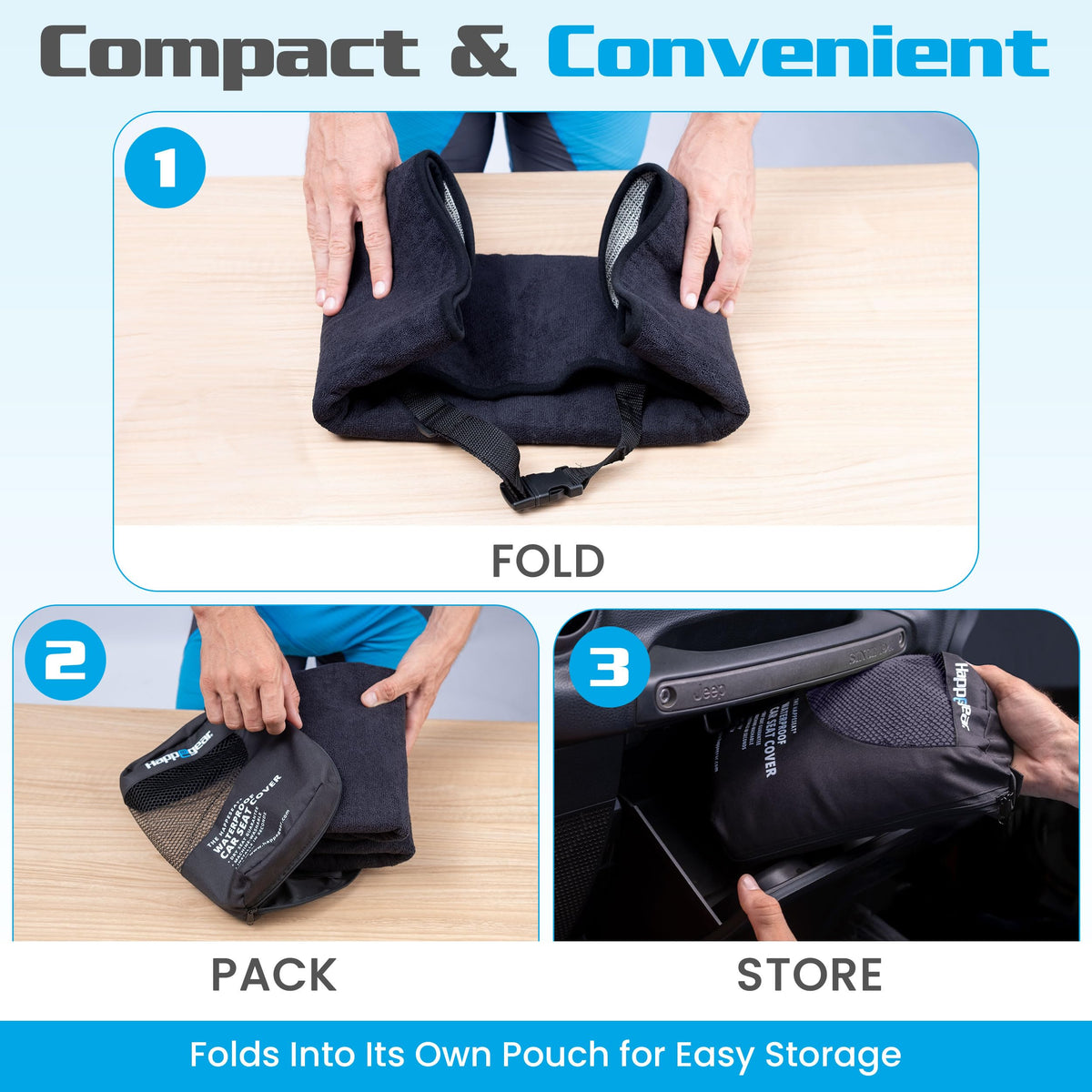 Waterproof Car Seat Cover & Protector, Black Y570