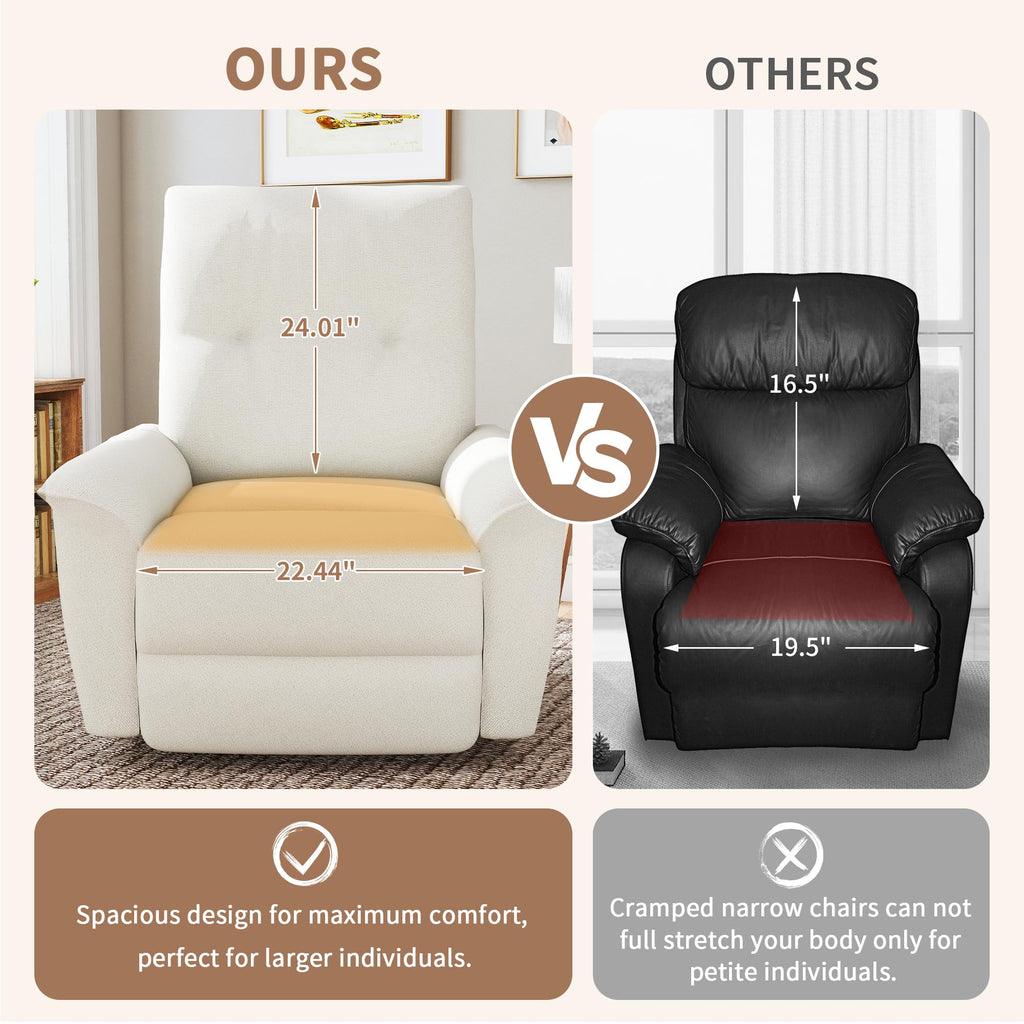 Power Swivel Rocker Recliner Chair with Phone Holder and USB Ports I275