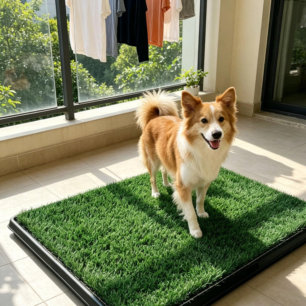 Dog Grass Pad with Tray, 25 x 20 inch D1434