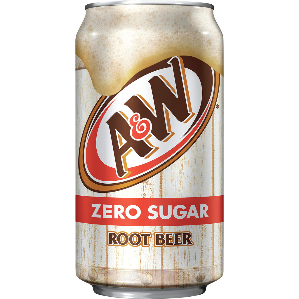Zero Sugar Root Beer Soda, 12 fl oz cans, 12 pack R22038