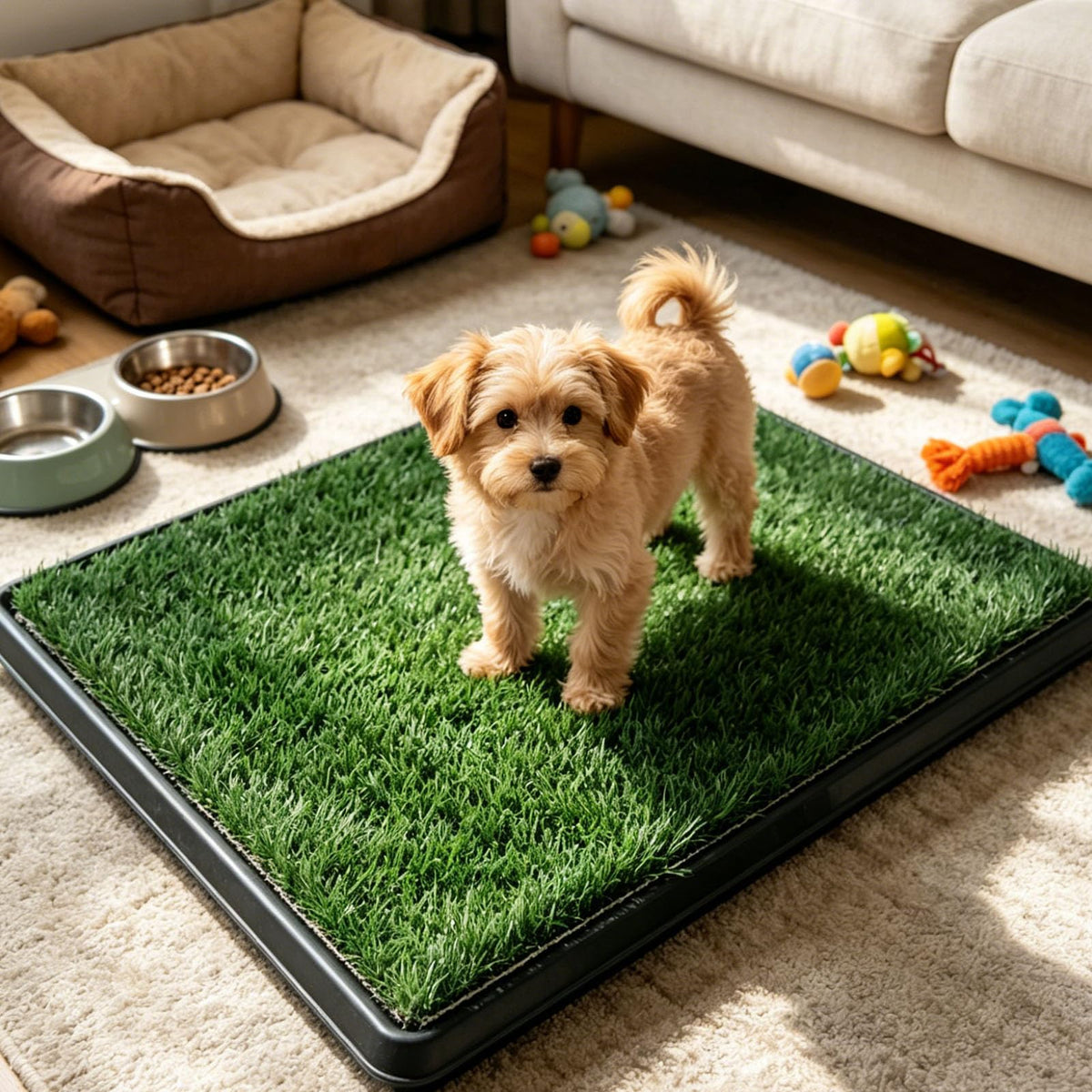 Dog Grass Pad with Tray, 25 x 20 inch D1434