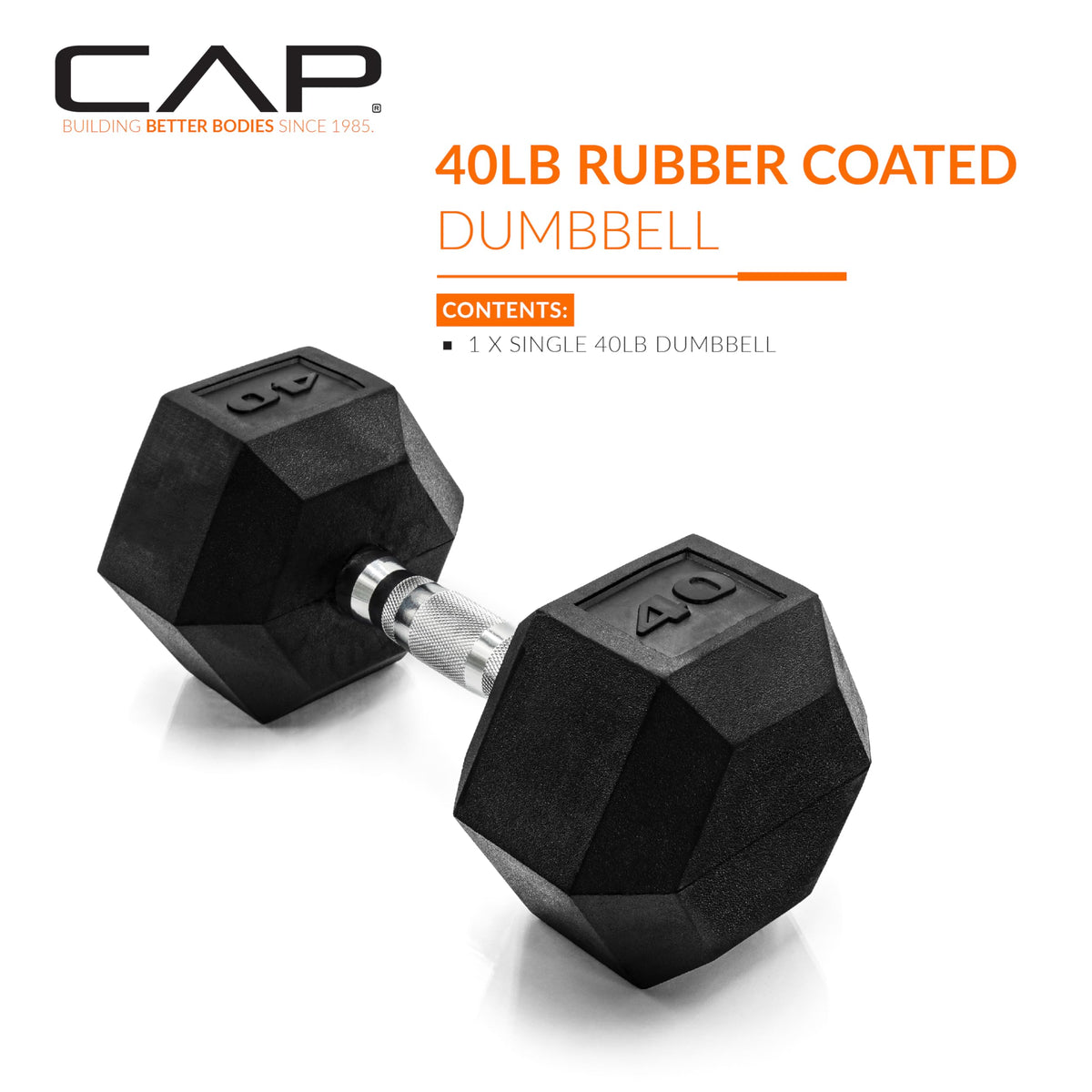 Rubber Coated Hex Dumbbell X43222