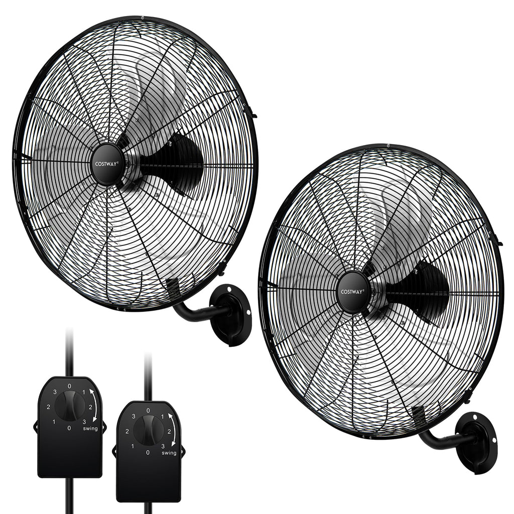 20-inch 3 Speed Metal Wall Mount Fan M412