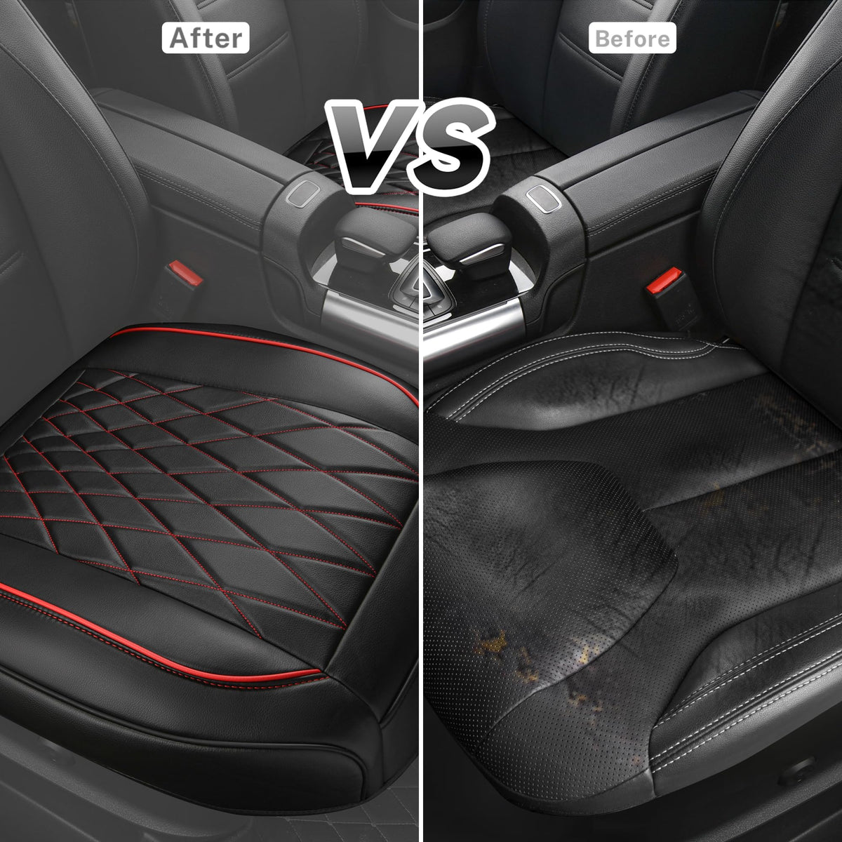 2 Pack Leather Front Car Seat Covers N308870