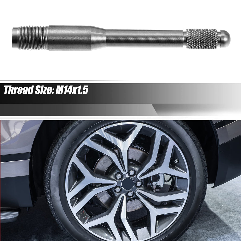 M14x1.5 Wheel Alignment Pin Mounting Tool Silver Tone Y9552