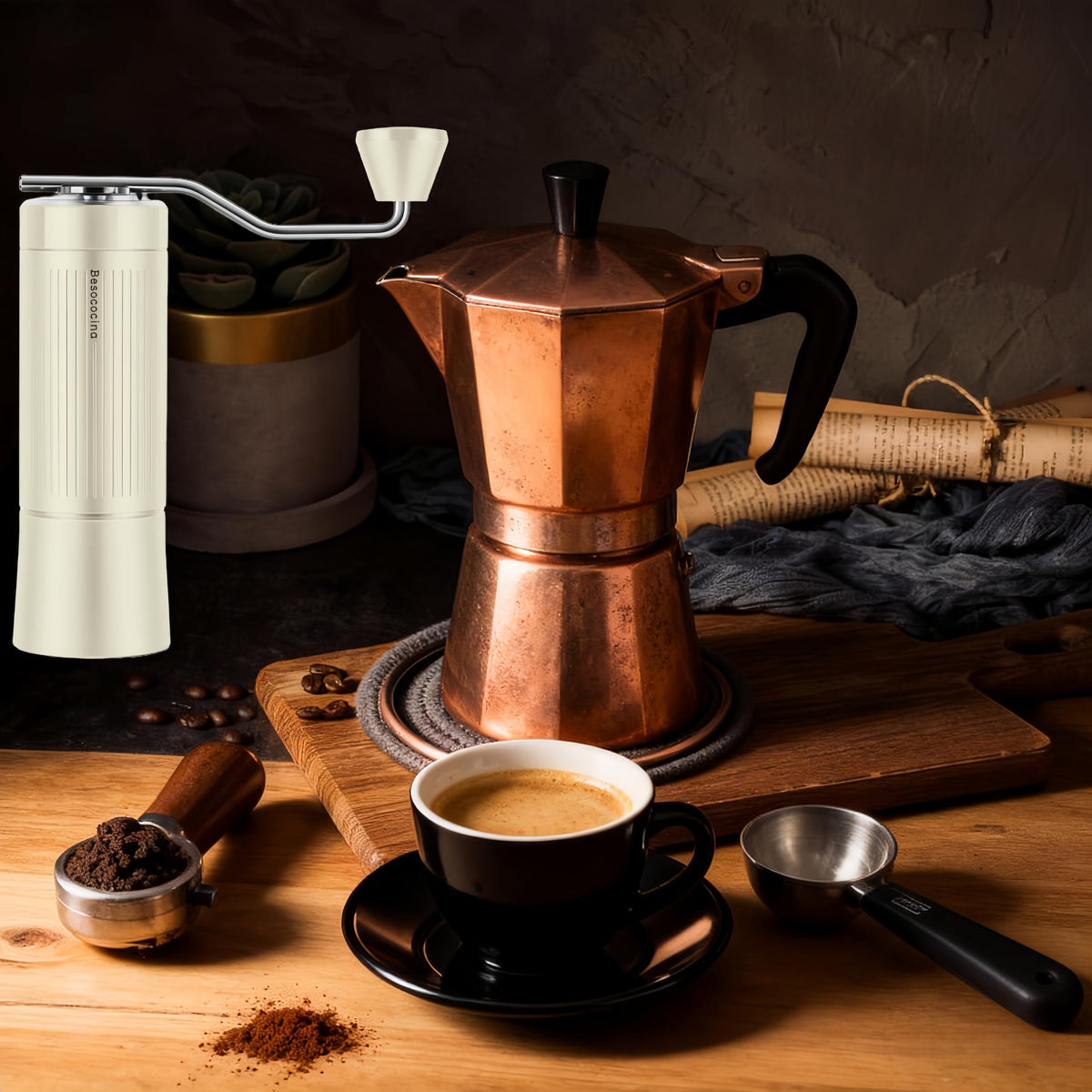 Manual & Electric Burr Coffee Grinder L36279