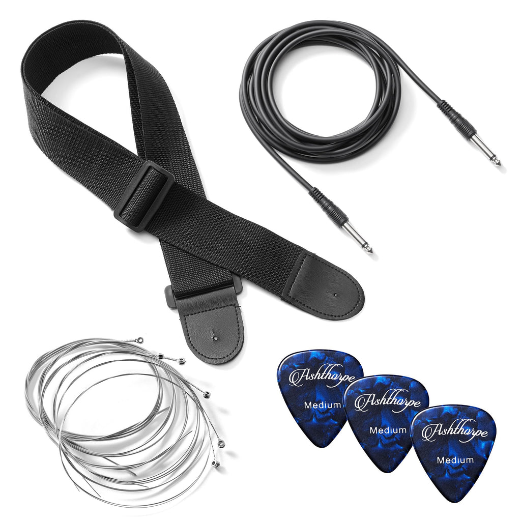 30-inch Kids Electric Guitar Beginner Kit with Amplifier, Blue D98316