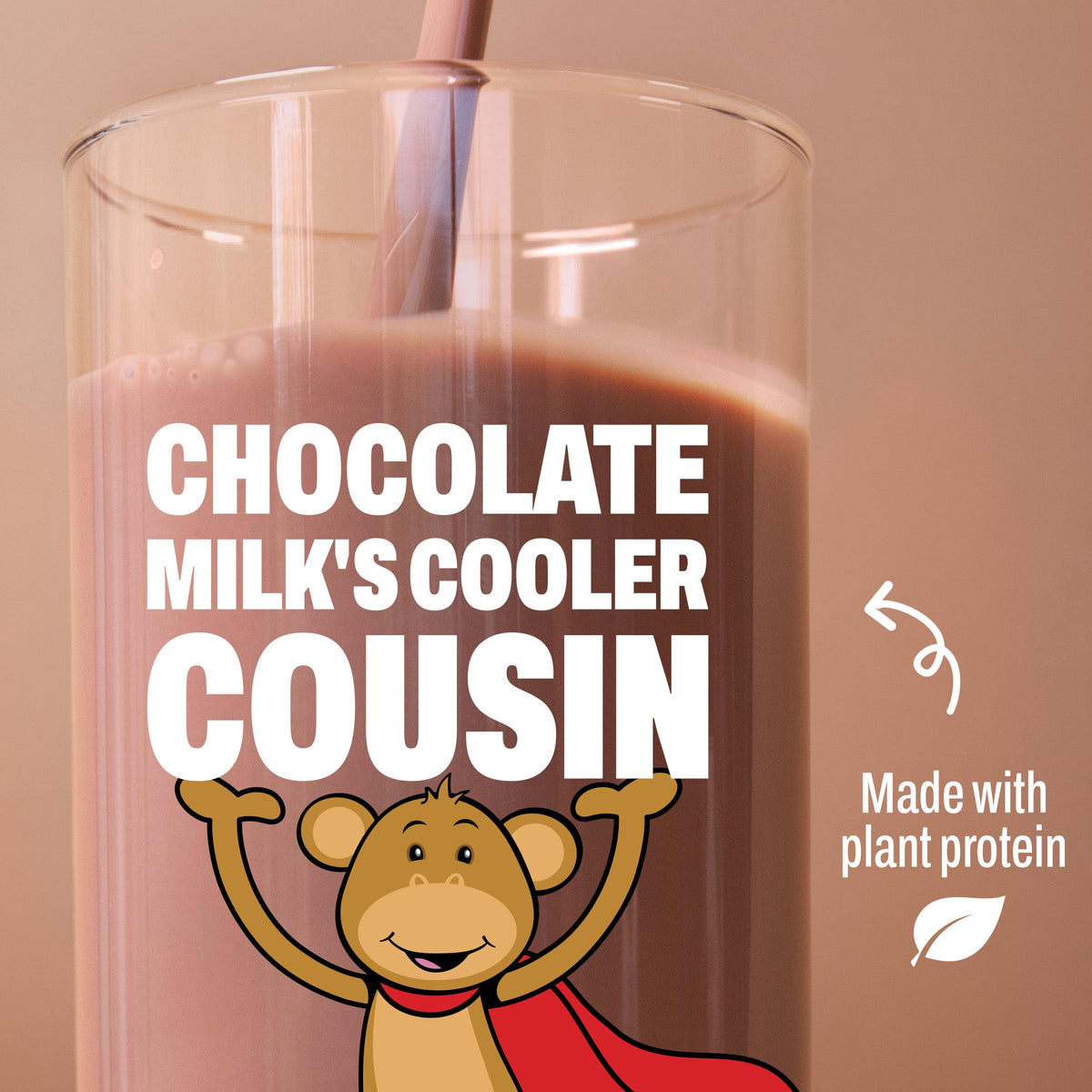 Organic Vegan Kids Protein Shakes Chocolate 8 Fl Oz 12 Pack W207803